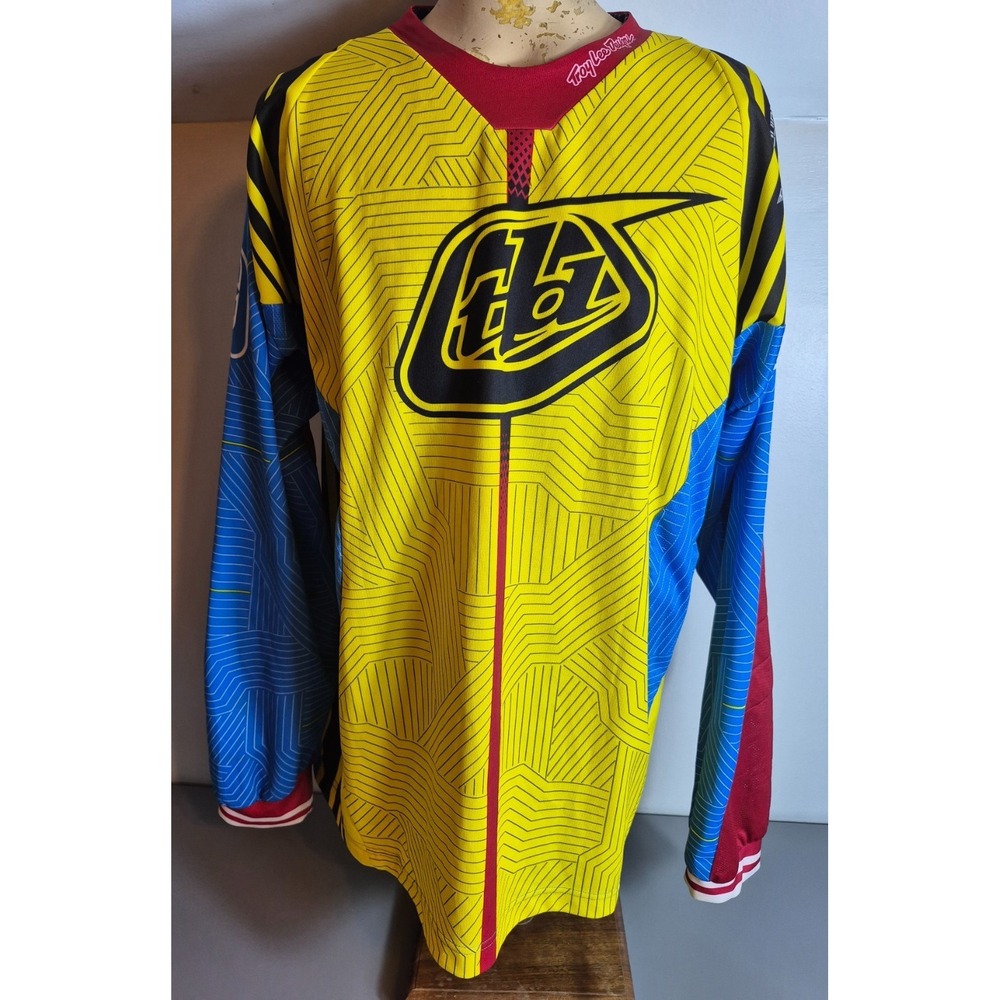Troy Lee Designs Mens Long Sleeve Jersey XL Multicolored Elbow Padding